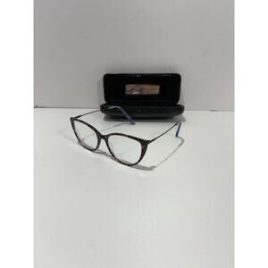 Modz Titanium VALUABLE Tortoise/Purple/bl 52-16-140 F Eyeglasses Frame W/ Case